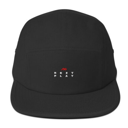 Next Play Music Embroidered Logo Five Panel Cap