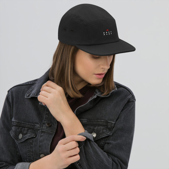 Next Play Music Embroidered Logo Five Panel Cap - Image 4