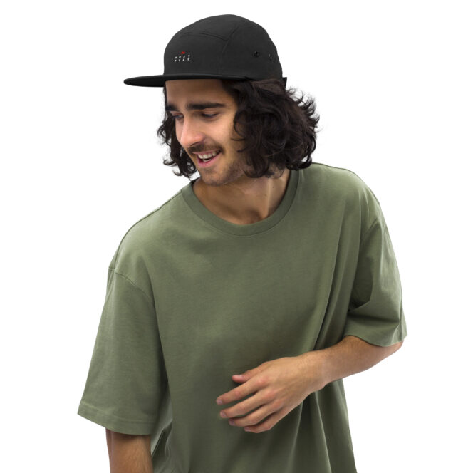 Next Play Music Embroidered Logo Five Panel Cap - Image 5