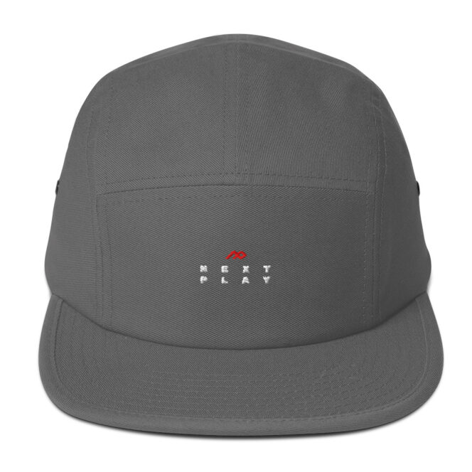 Next Play Music Embroidered Logo Five Panel Cap - Image 16