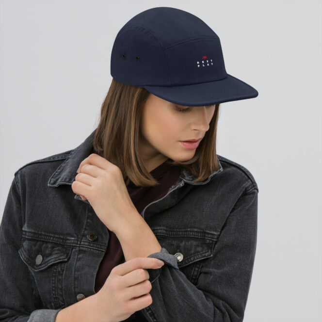 Next Play Music Embroidered Logo Five Panel Cap - Image 9