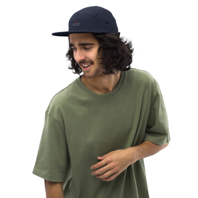 Next Play Music Embroidered Logo Five Panel Cap - Image 10