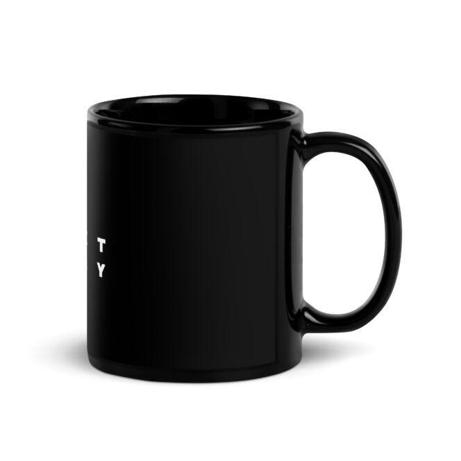 Next Play Music Logo Black Glossy Mug - Image 3