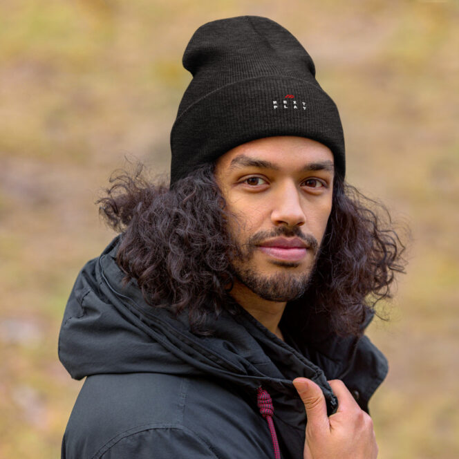 Next Play Music Embroidered Logo Cuffed Beanie - Image 12