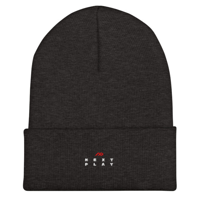Next Play Music Embroidered Logo Cuffed Beanie - Image 10