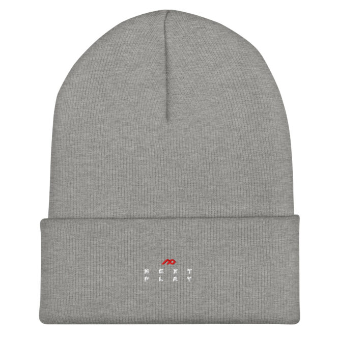 Next Play Music Embroidered Logo Cuffed Beanie - Image 25