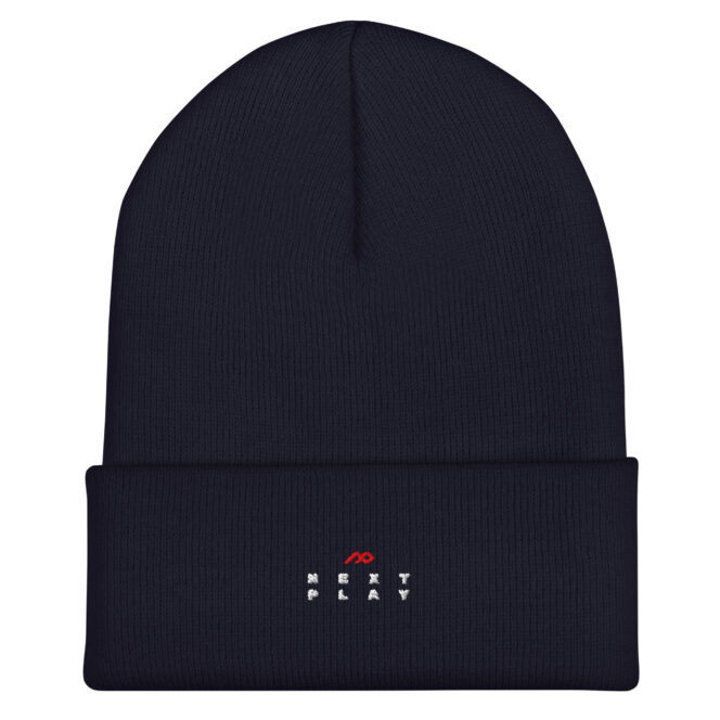 Next Play Music Embroidered Logo Cuffed Beanie - Image 7