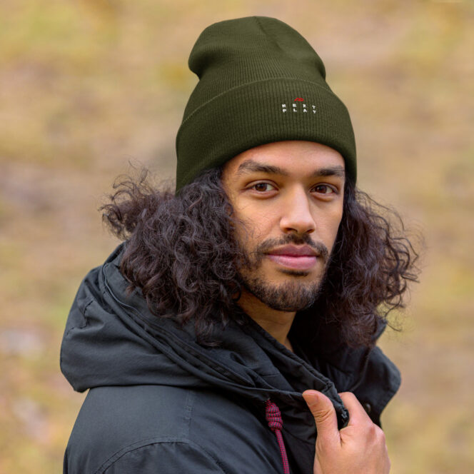 Next Play Music Embroidered Logo Cuffed Beanie - Image 20