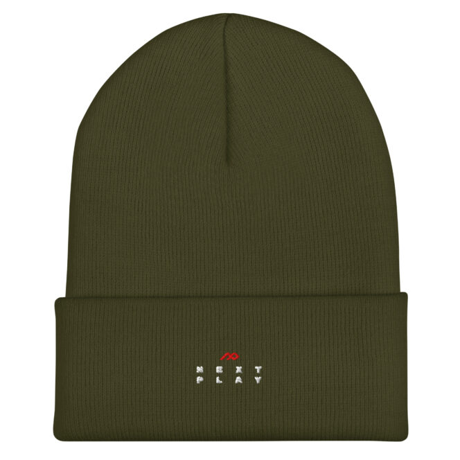 Next Play Music Embroidered Logo Cuffed Beanie - Image 19