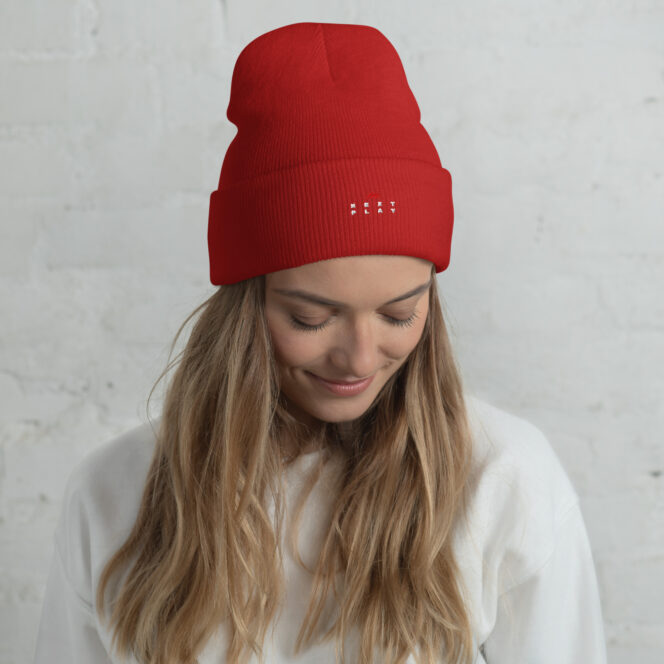 Next Play Music Embroidered Logo Cuffed Beanie - Image 17