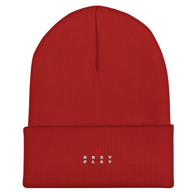 Next Play Music Embroidered Logo Cuffed Beanie - Image 16