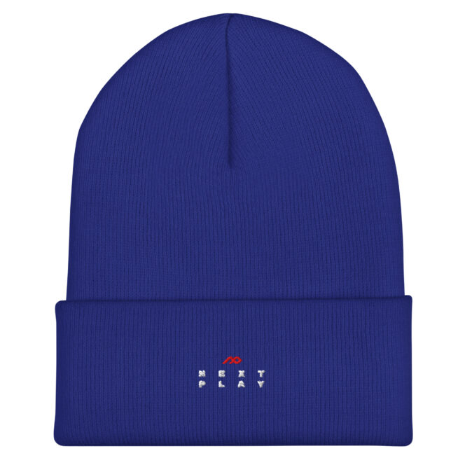 Next Play Music Embroidered Logo Cuffed Beanie - Image 13