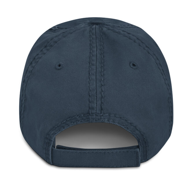 Next Play Music Embroidered Logo Distressed Hat - Image 8
