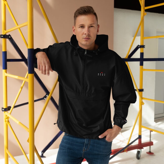 Next Play Music Embroidered Logo Champion Packable Jacket - Image 2