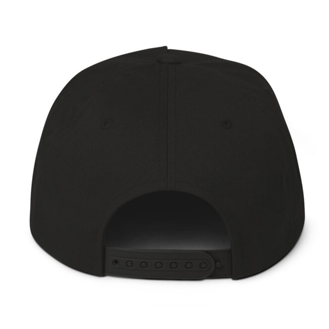 Next Play Music Embroidered Logo Flat Snapback Cap - Image 2