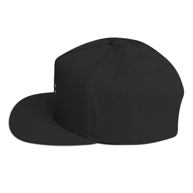 Next Play Music Embroidered Logo Flat Snapback Cap - Image 3