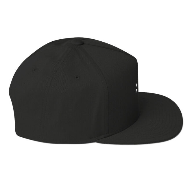 Next Play Music Embroidered Logo Flat Snapback Cap - Image 4