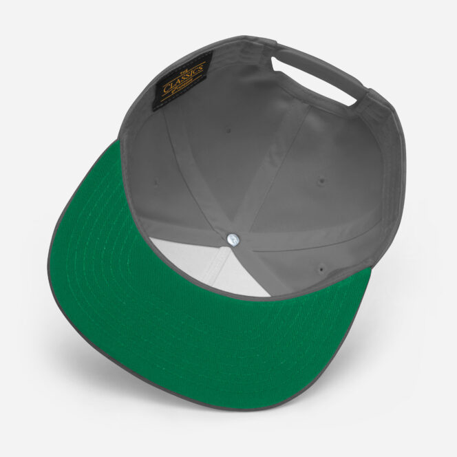 Next Play Music Embroidered Logo Flat Snapback Cap - Image 19