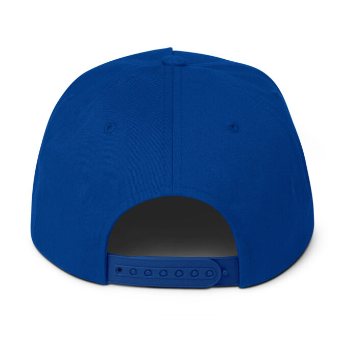 Next Play Music Embroidered Logo Flat Snapback Cap - Image 9