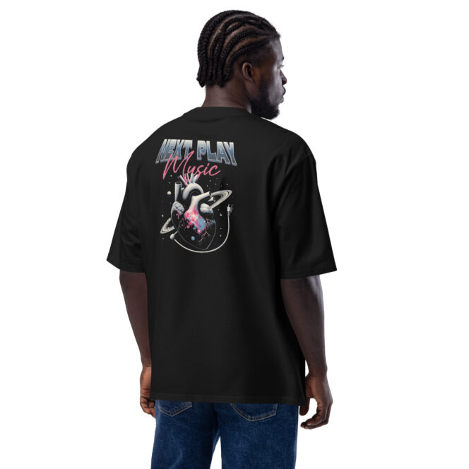 Next Play Music Cosmos Oversized heavyweight t-shirt - Image 7