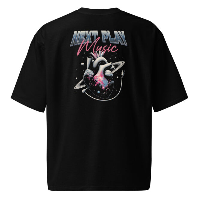 Next Play Music Cosmos Oversized heavyweight t-shirt - Image 2