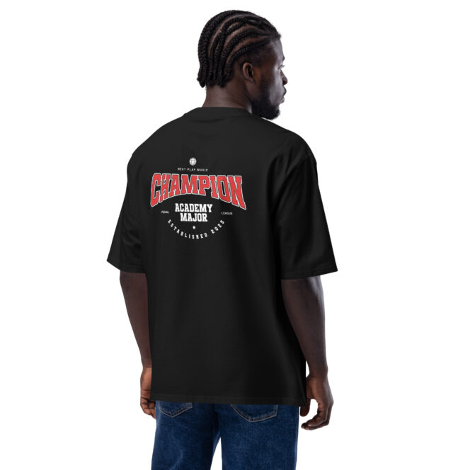 Next Play Music Academy Champion Oversized heavyweight t-shirt - Image 6
