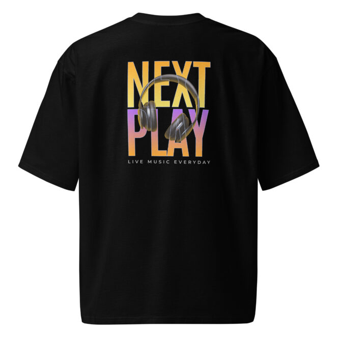Next Play Music Headphones Oversized heavyweight t-shirt - Image 2