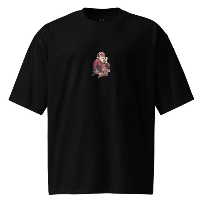 Next Play Music Santa Oversized heavyweight t-shirt