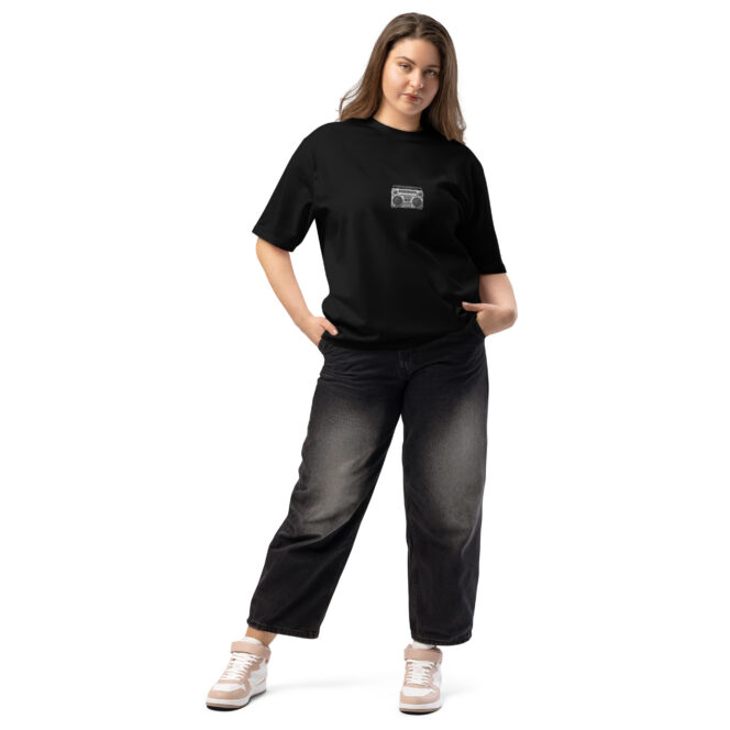 Next Play Music Boombox Oversized heavyweight t-shirt - Image 7