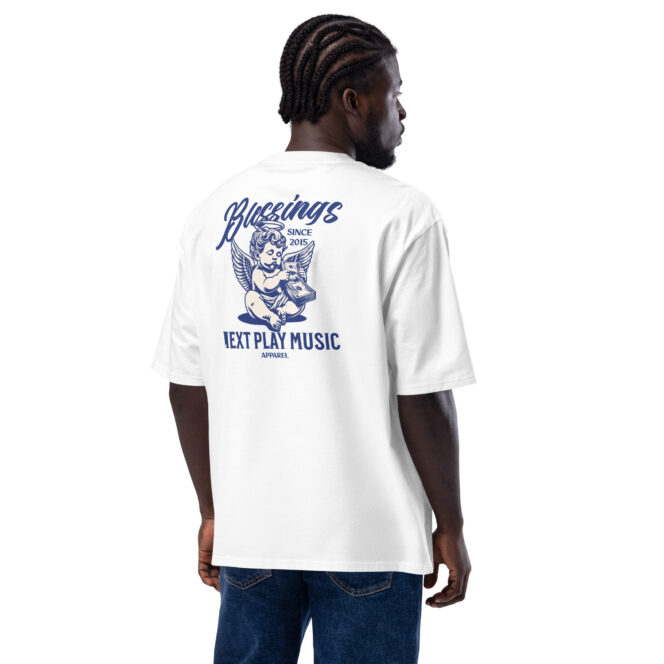 Next Play Music Blessings Oversized heavyweight t-shirt - Image 6