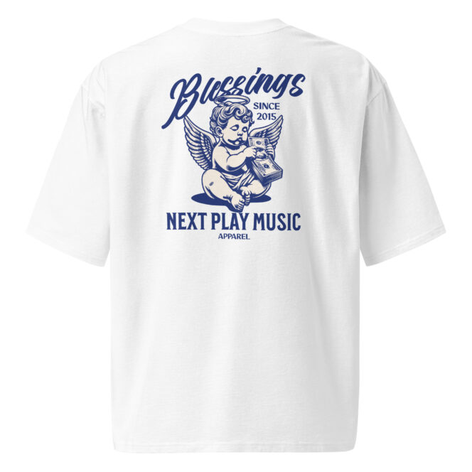 Next Play Music Blessings Oversized heavyweight t-shirt - Image 2