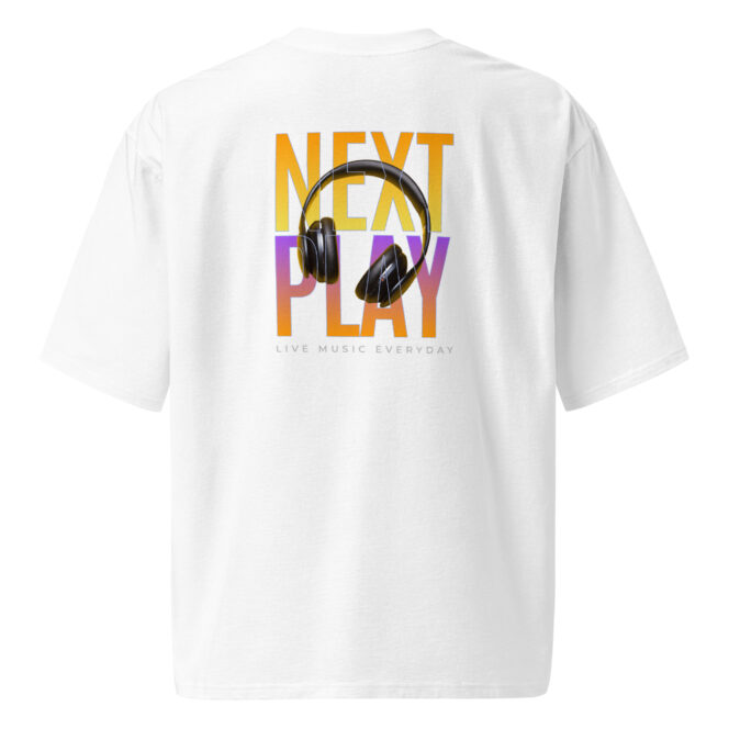 Next Play Music Headphones Oversized heavyweight t-shirt - Image 12
