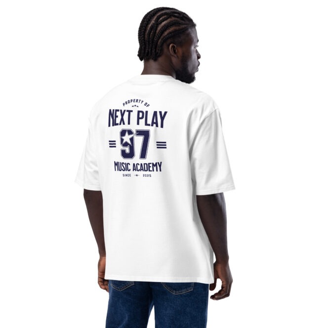 Next Play Music Academy 97 Oversized heavyweight t-shirt - Image 6
