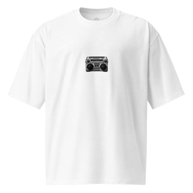 Next Play Music Boombox Oversized heavyweight t-shirt - Image 9