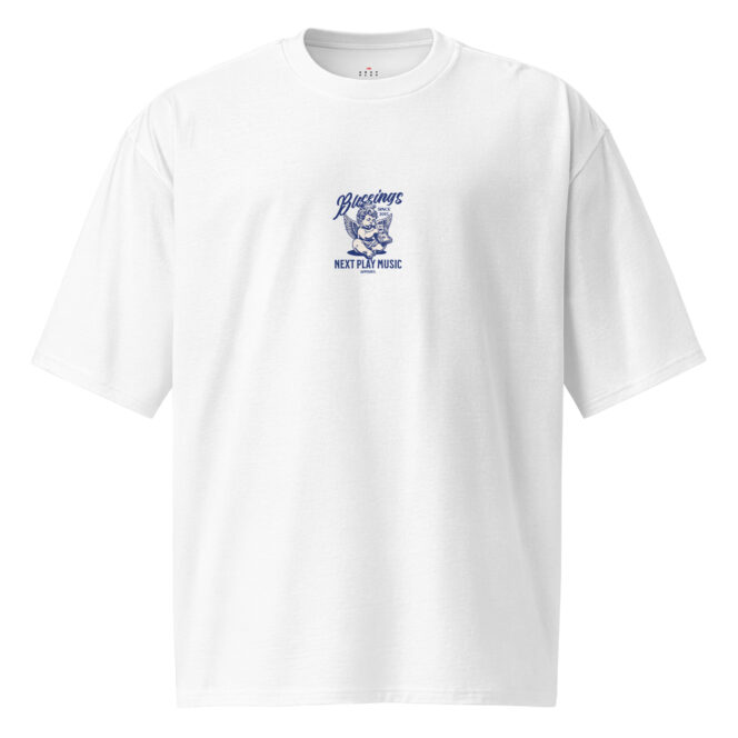 Next Play Music Blessings Oversized heavyweight t-shirt