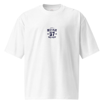 Next Play Music Academy 97 Oversized heavyweight t-shirt