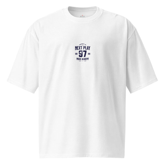 Next Play Music Academy 97 Oversized heavyweight t-shirt