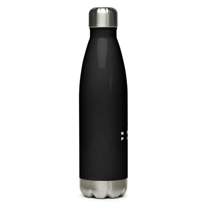 Next Play Music Black Stainless Steel Water Bottle - Image 3