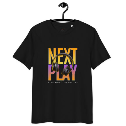 Next Play Music Headphones Unisex organic cotton t-shirt