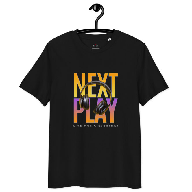 Next Play Music Headphones Unisex organic cotton t-shirt