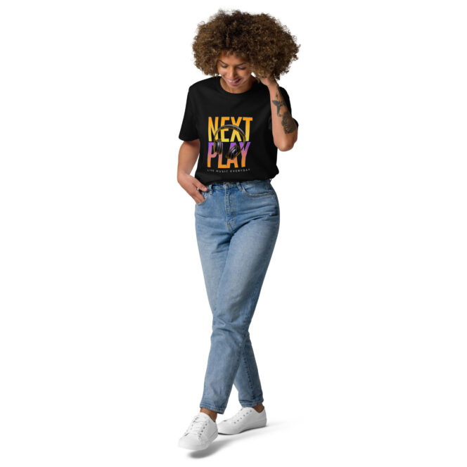 Next Play Music Headphones Unisex organic cotton t-shirt - Image 5
