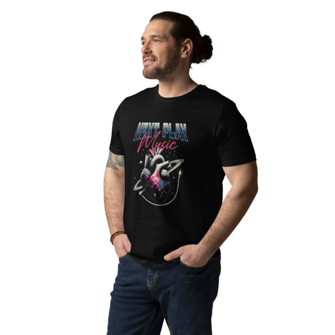 Next Play Music Cosmos Unisex organic cotton t-shirt - Image 6