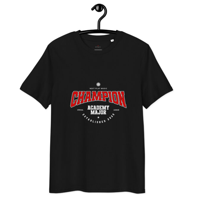 Next Play Music Academy Champion Unisex organic cotton t-shirt