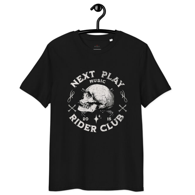 Next Play Music Rider Club Unisex organic cotton t-shirt