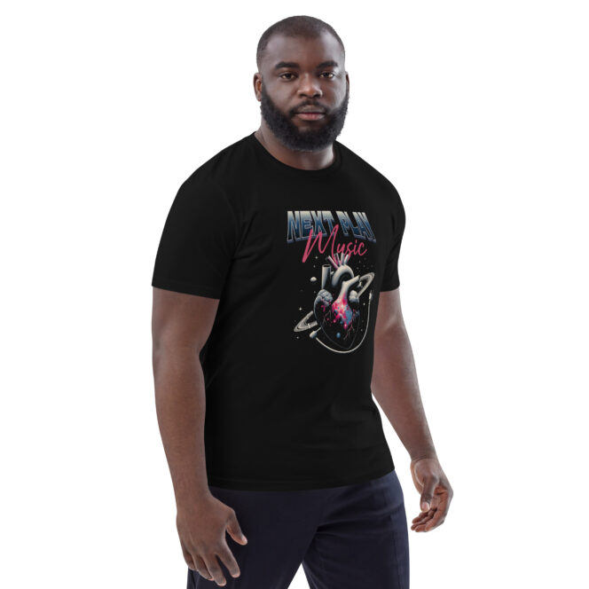 Next Play Music Cosmos Unisex organic cotton t-shirt - Image 3