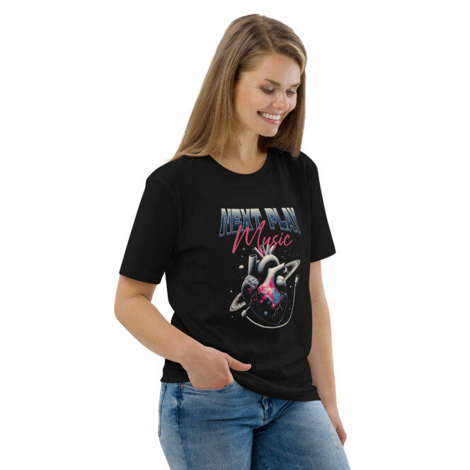 Next Play Music Cosmos Unisex organic cotton t-shirt - Image 4