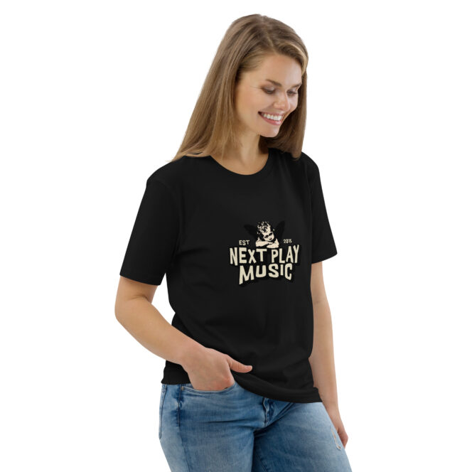 Next Play Music Angel Unisex organic cotton t-shirt - Image 4