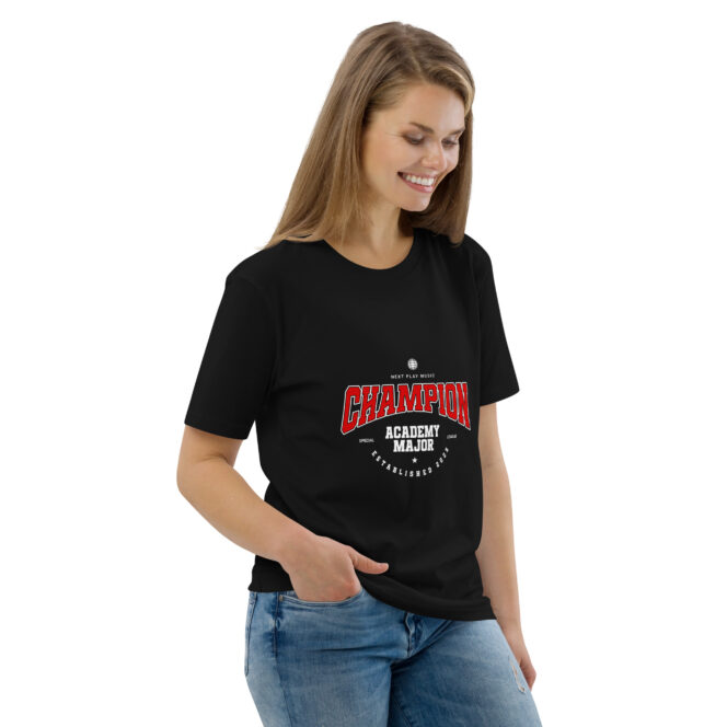 Next Play Music Academy Champion Unisex organic cotton t-shirt - Image 4