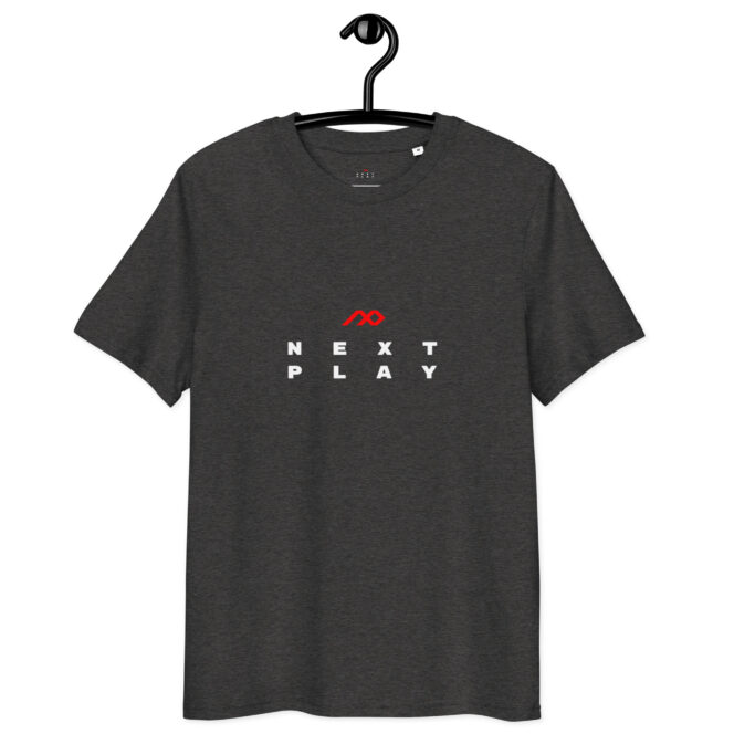 Next Play Music Logo Unisex Organic Cotton T-shirt - Image 7