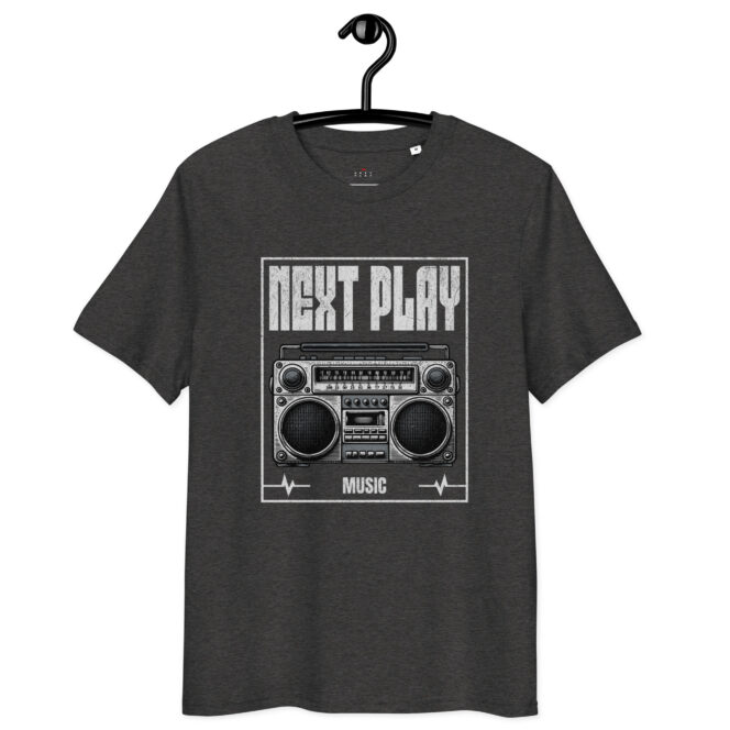 Next Play Music Boombox Unisex organic cotton t-shirt - Image 8